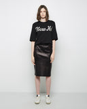 Oversized Foil Print Tee