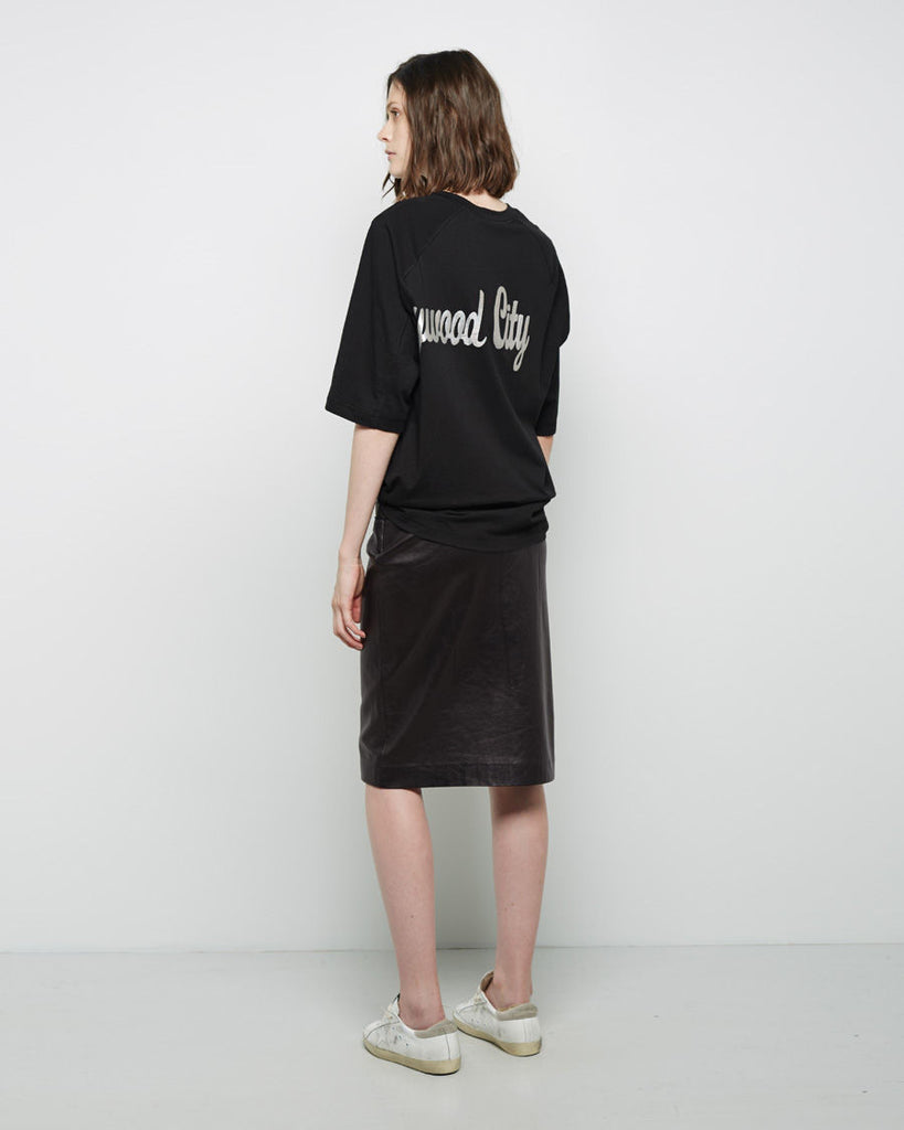 Oversized Foil Print Tee