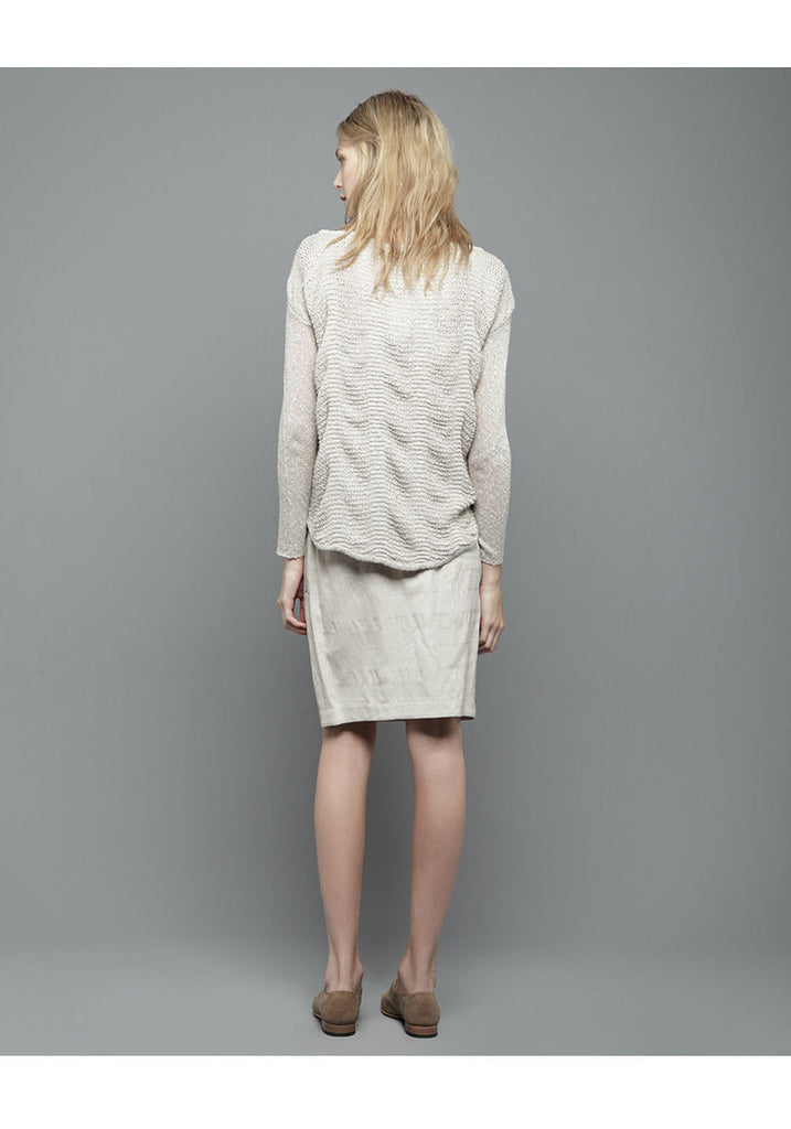 Palm Tree Jacquard Skirt