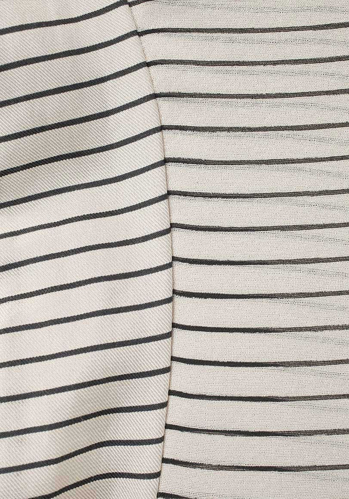 Printed Drape Front Dress