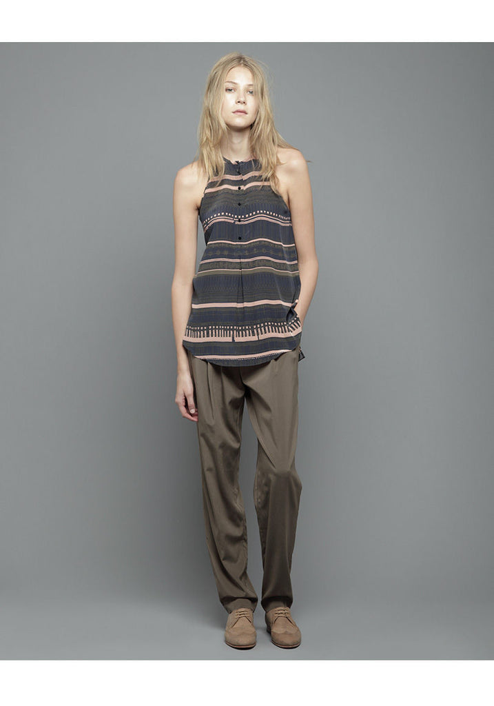 Racerback Henley Top