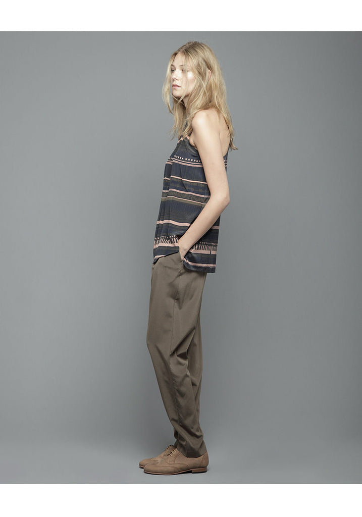 Racerback Henley Top