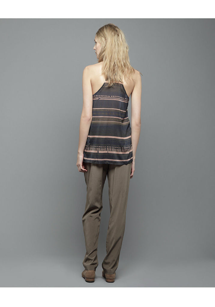 Racerback Henley Top