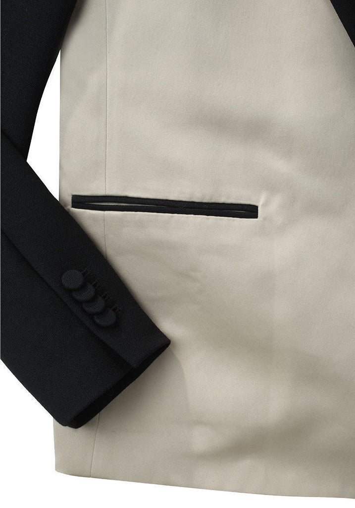 Raglan Tuxedo Jacket