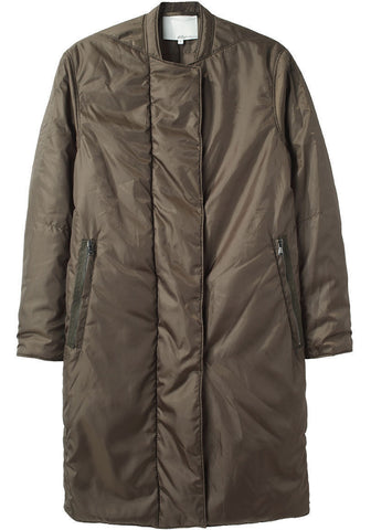 Reversible Long Piumino Overcoat