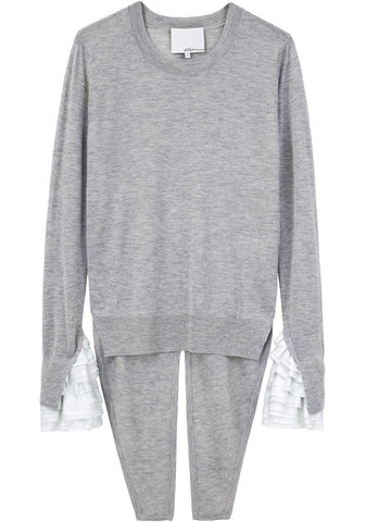 Ruffled Pullover w/ Tails