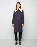 Shearling Collar Transit Curve Coat
