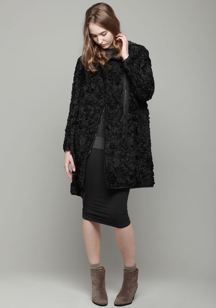 Silk Flower Overcoat