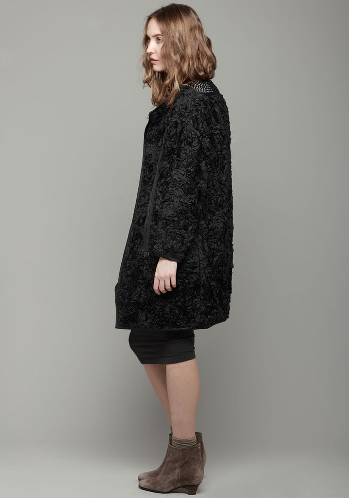 Silk Flower Overcoat