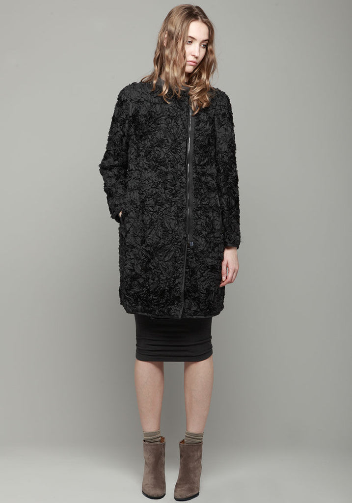 Silk Flower Overcoat