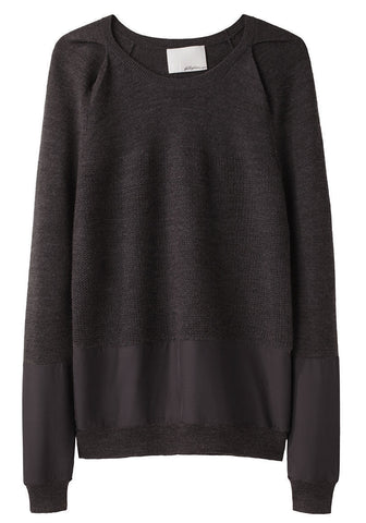 Silk Stripe Pullover