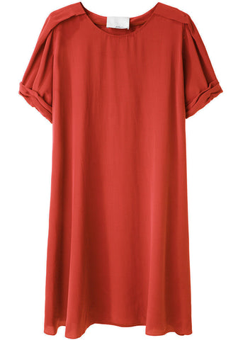 Silk T-Shirt Dress