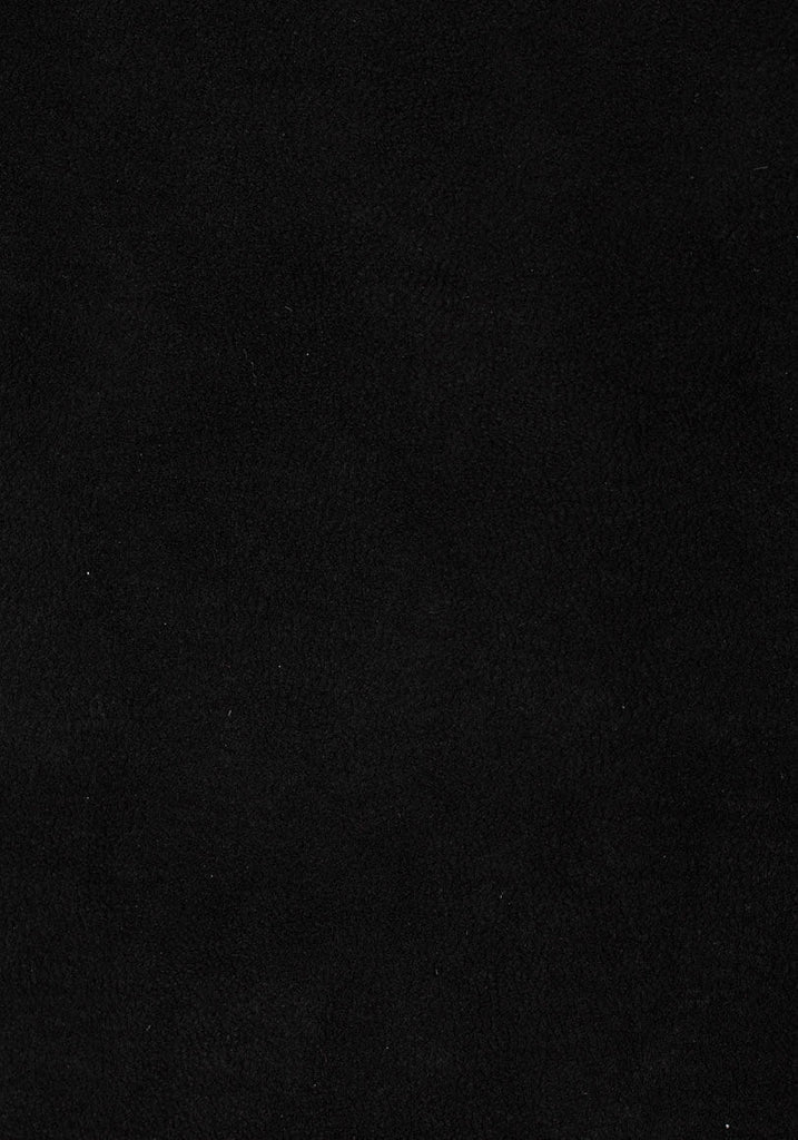 Suede Faux Wrap Skirt