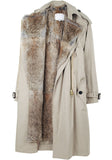 Trench w/ Rabbit Fur Lining