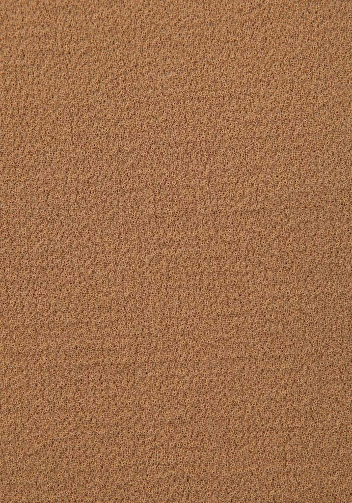 Wool Crepe Faux Wrap Skirt