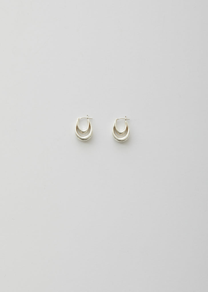 Small Blanche Hoops