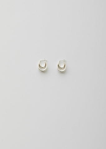 Small Blanche Hoops