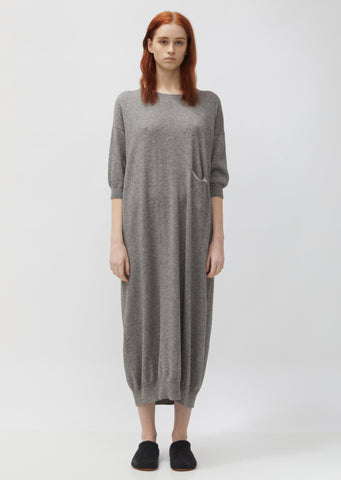 Cotton & Baby Alpaca Big Crewneck Dress