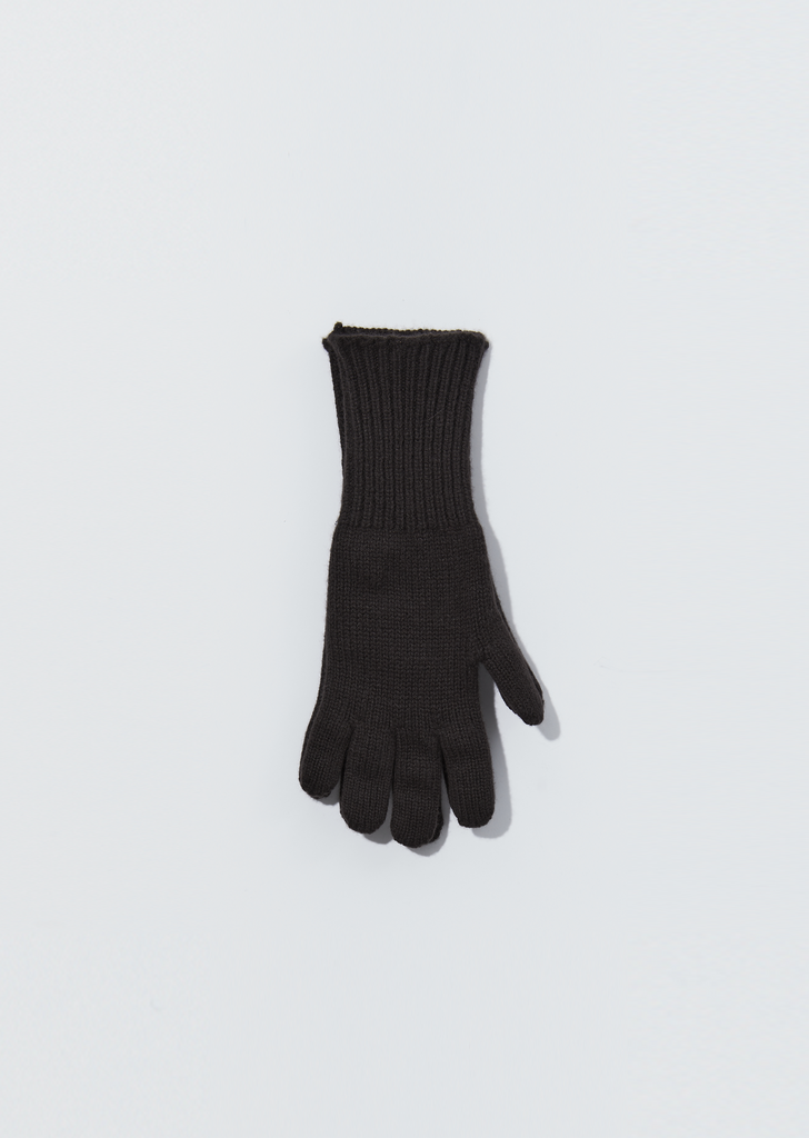 Merino Cashmere Gloves — Ebony