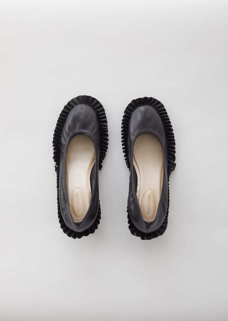 Nappa Classic Heel Pump W/ Frills