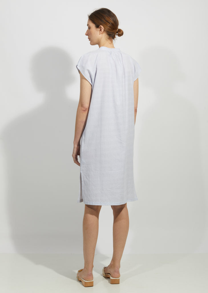 Paul Blue Grid Chemise de Nuit