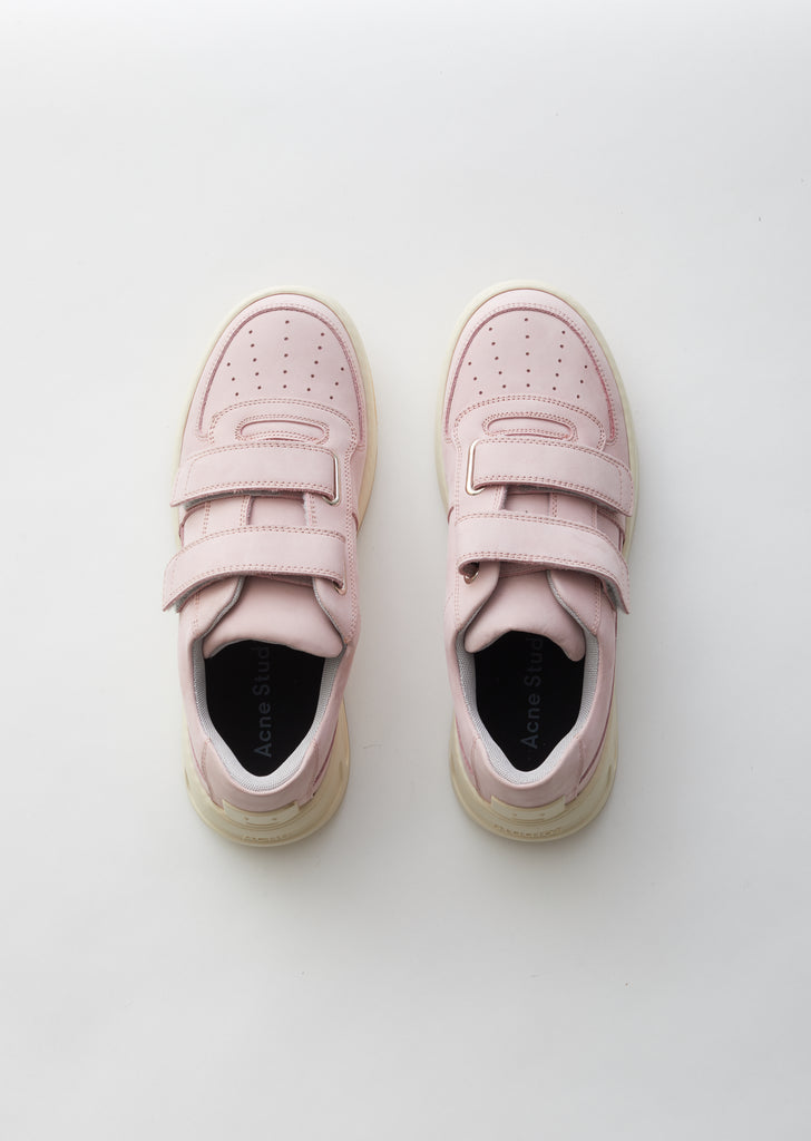 Steffey Nubuk Sneakers — Lilac & White