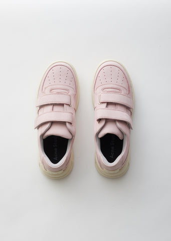 Steffey Nubuk Sneakers — Lilac & White