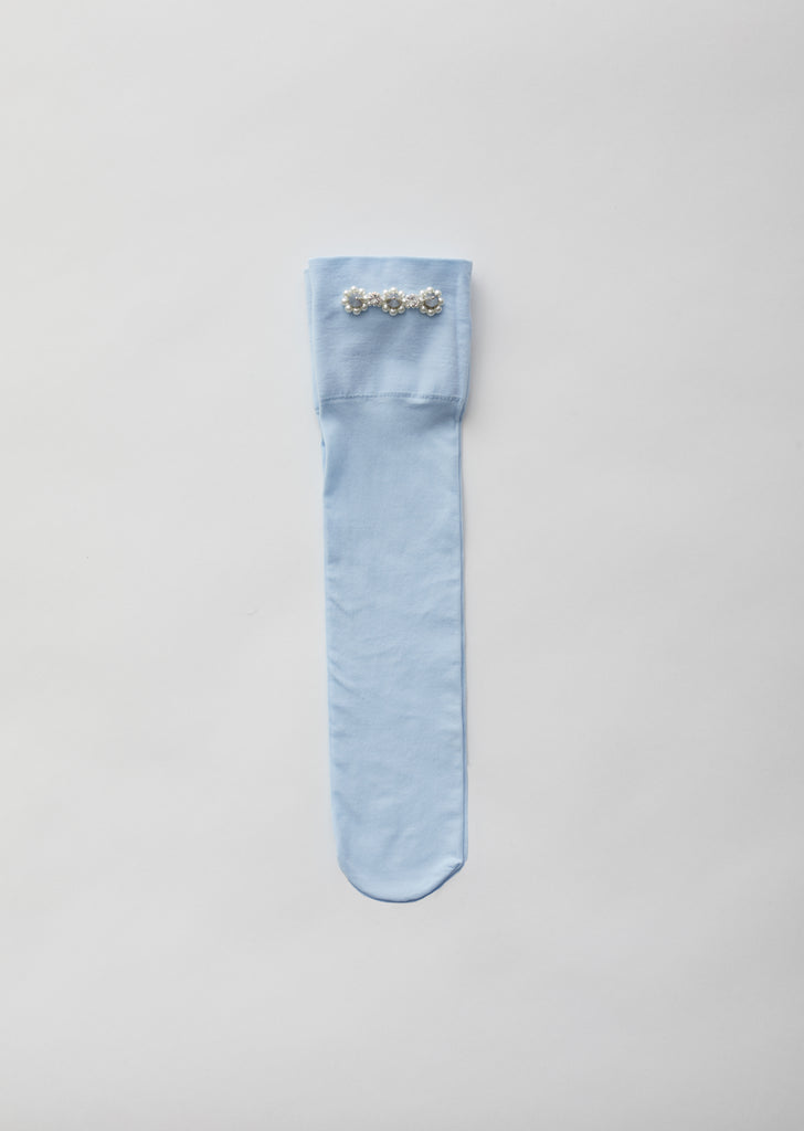 Embellished Nylon Ankle Sock