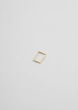 18K Rectangular Form Earring 02 — 20mm