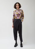 Asymmetric C Organic Wool Pants