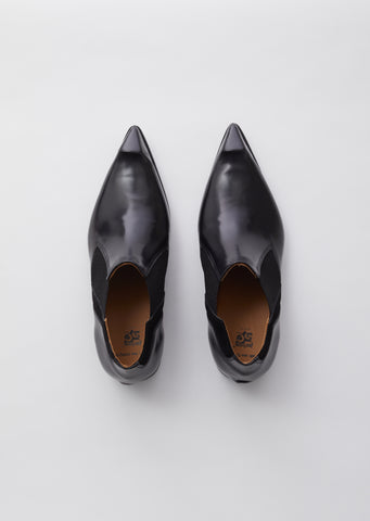 CDG John Fluevog Swordfish Chelsea Boot — Black