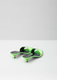 Open Toe Kitten Heel Mule