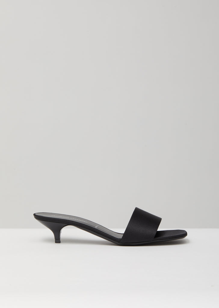 Open Toe Kitten Heel Mule