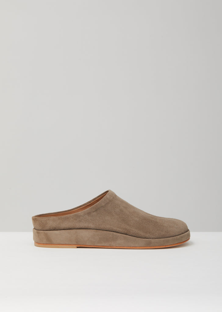 Suede Contour Mule