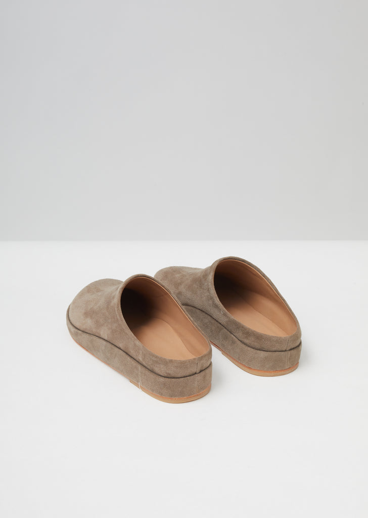 Suede Contour Mule