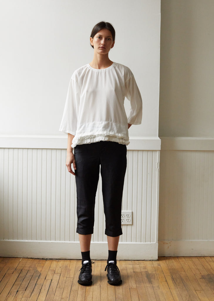 Polyester Spun Broad Garment Treated Top