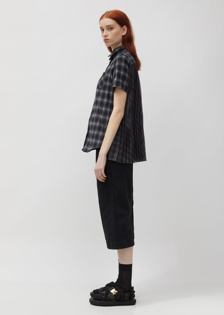 Ombre Check Flannel Shirt