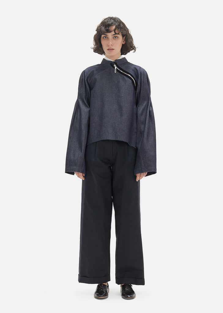 Omni Raw Denim Blouse