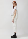 Denim & Taffeta Denim Pants