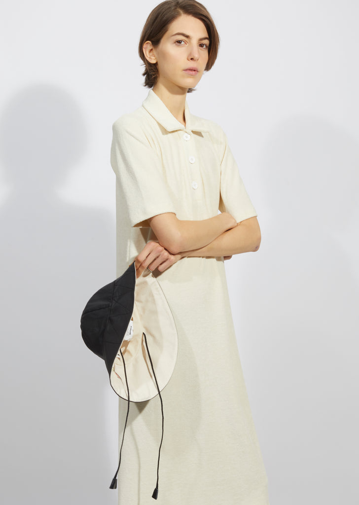 Coated and Chintzed Linen Hat