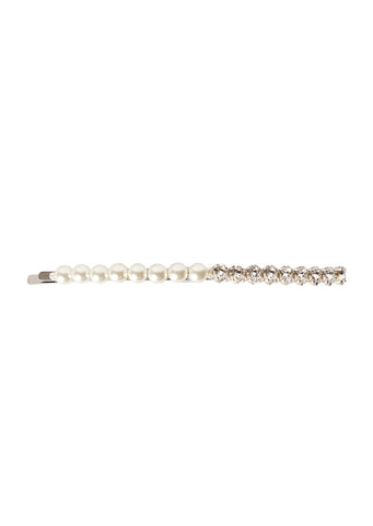 Long Pearl & Crystal Hairslide