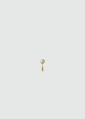Half Pearl Earring 45°