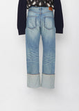 Cuffed Denim