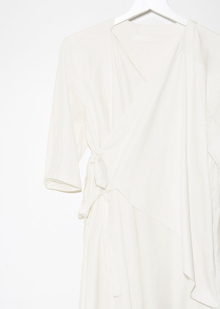 Gather Tie Shirt Dress