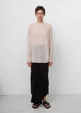 Cotton & Cashmere Crewneck Top