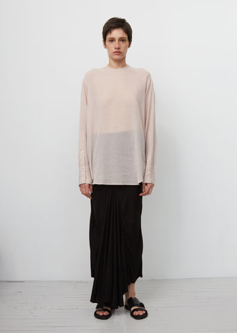 Cotton & Cashmere Crewneck Top
