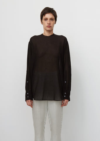 Cotton & Cashmere Crewneck Top