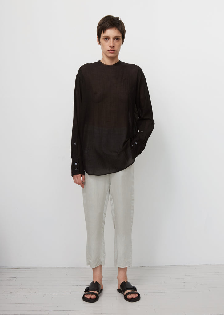 Cotton & Cashmere Crewneck Top
