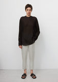 Cotton & Cashmere Crewneck Top