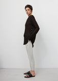 Cotton & Cashmere Crewneck Top